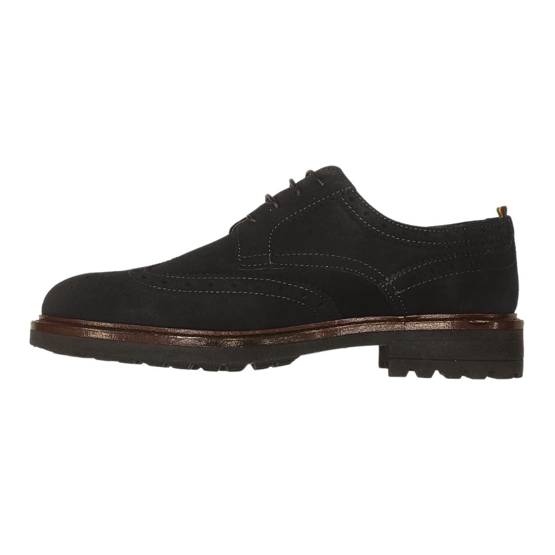 Scarpe in camoscio inglesina - blu - MANUEL RITZ
